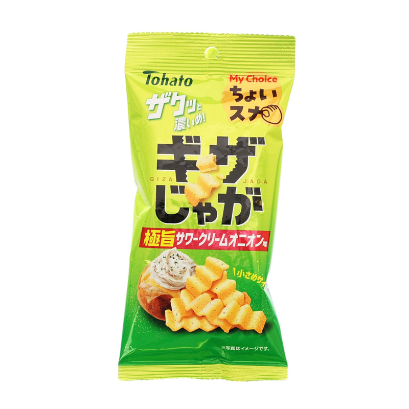 TOHATO Giza Jaga Potato Snack - Sour Cream Onion [Small Size]  (37g)