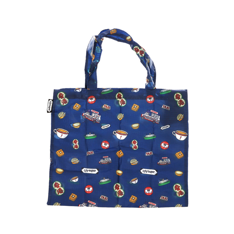 CITYSUPER HK Foldable Bag Roll-Mini-Blue