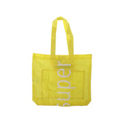 CITYSUPER Foldable Bag with 2 Inside Pocket-Lemon