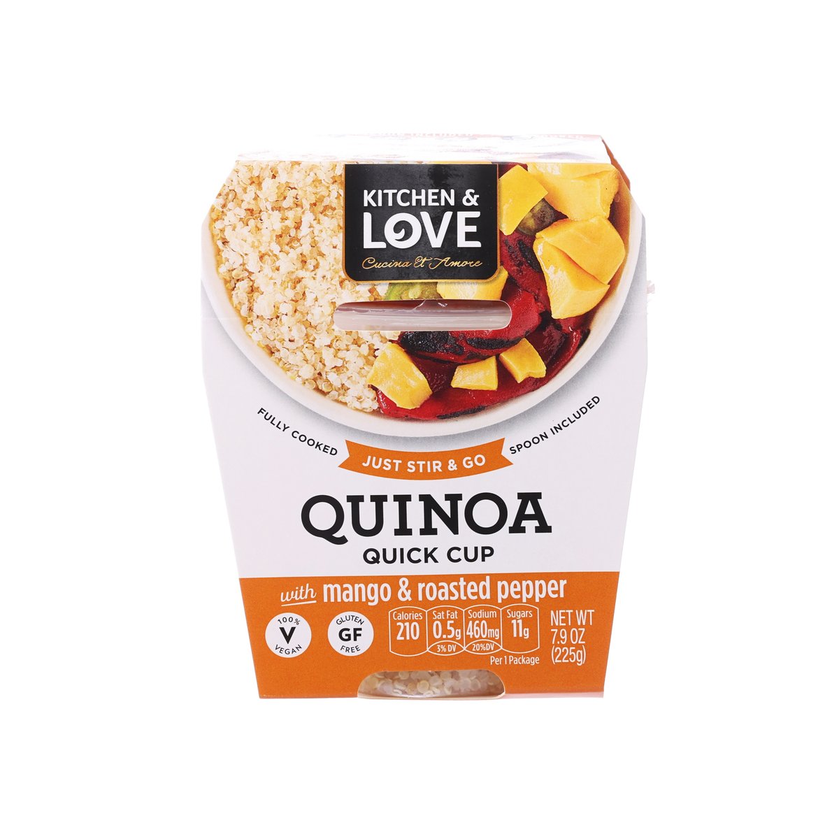 KITCHEN & LOVE Quinoa Quick Meal with Mango & Roasted Pepper  (225g)