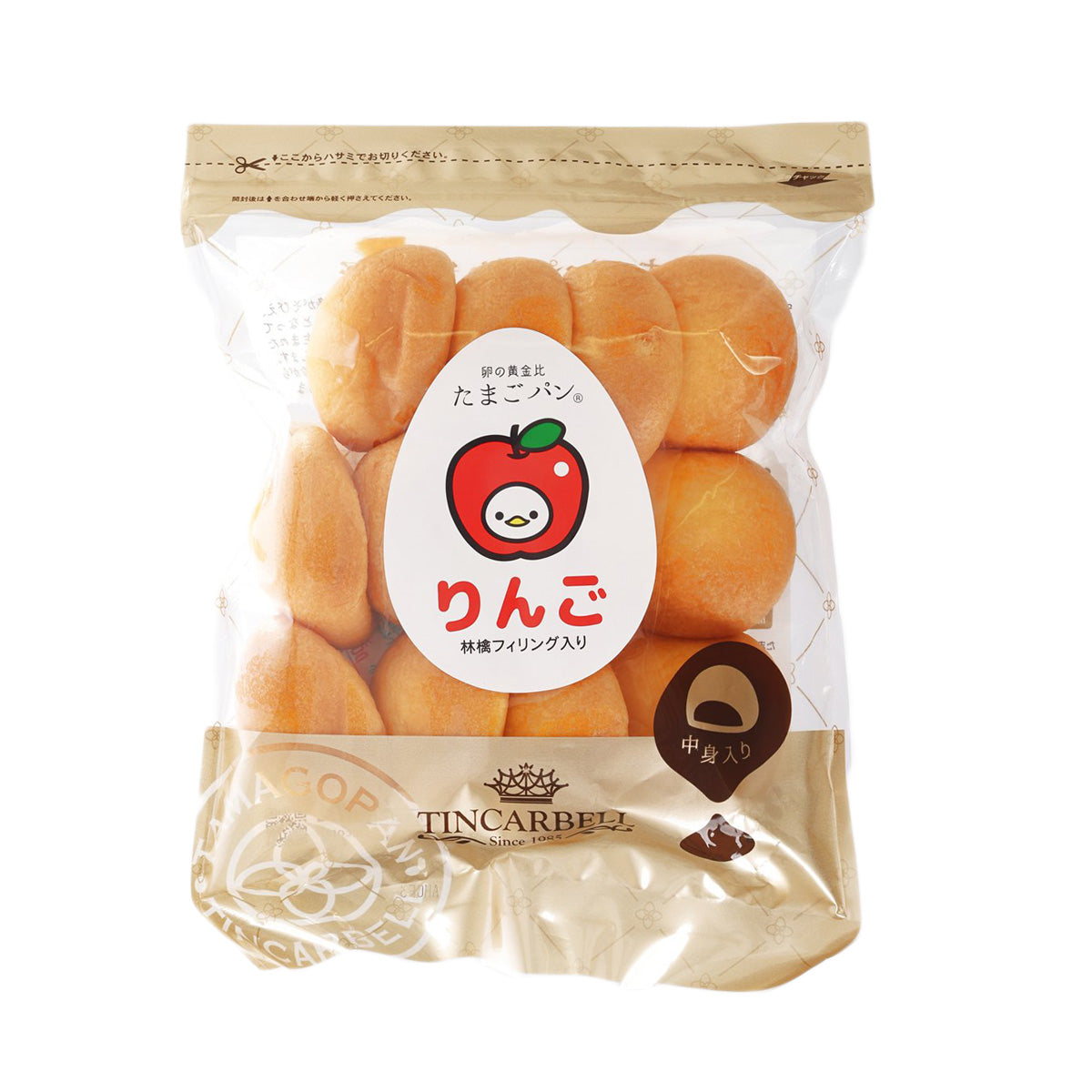 TINCARBELL Egg Bread - Apple  (12pcs)