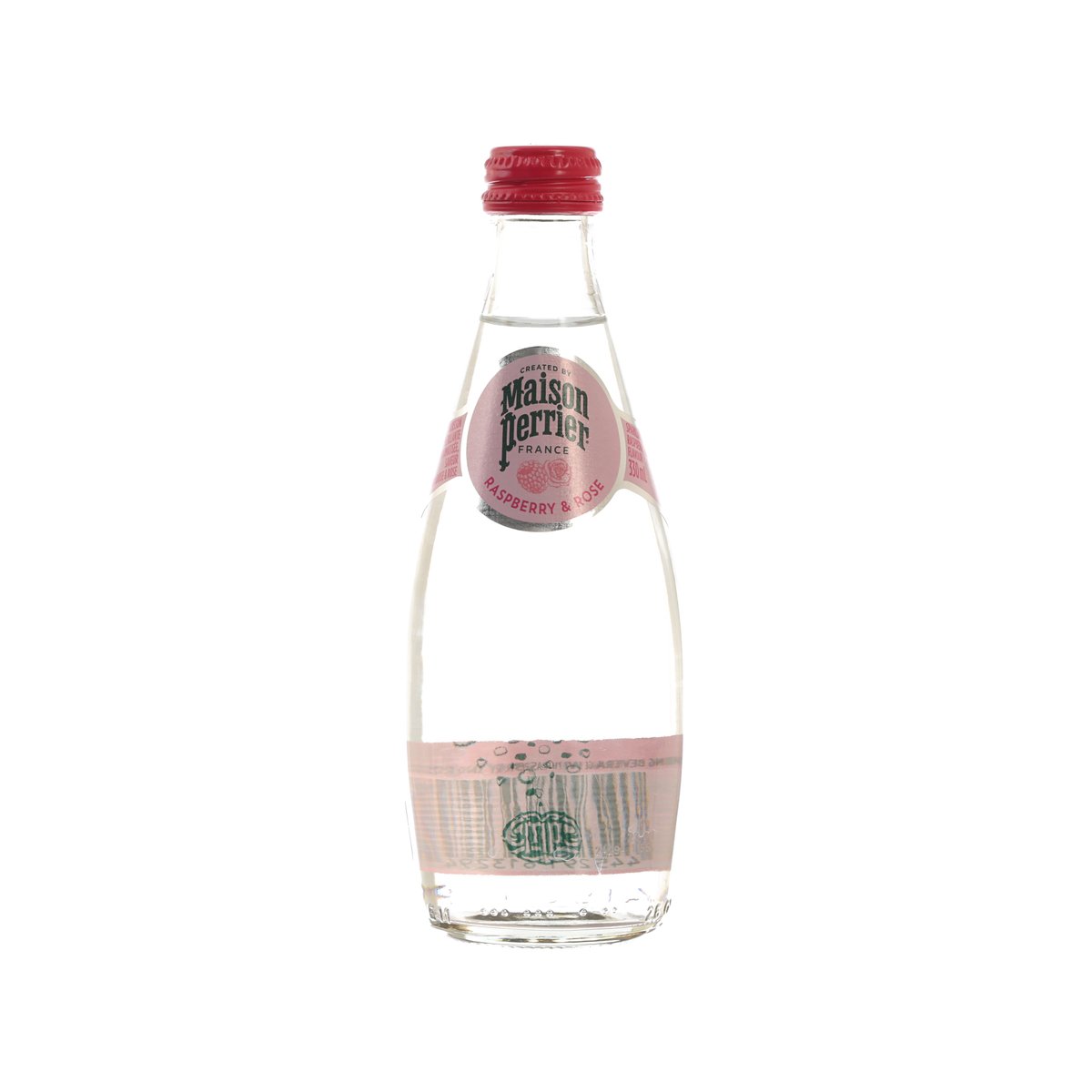 MAISON PERRIER 有氣礦泉水 - 紅桑子玫瑰味 [玻璃樽裝]  (330mL)