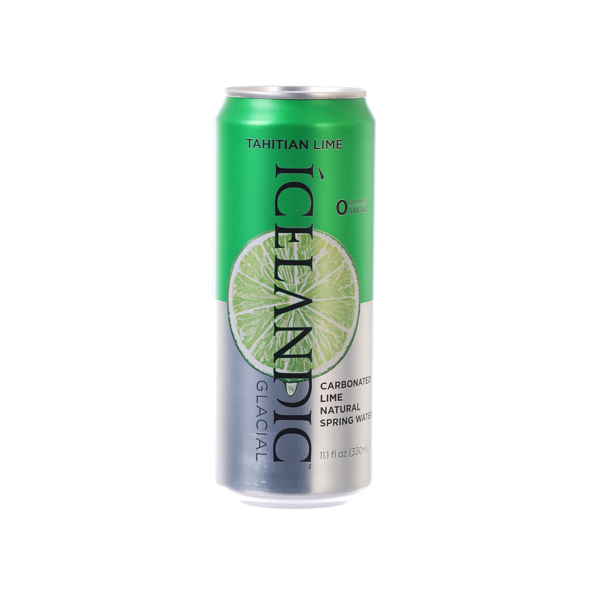 ICELANDIC Natural Spring Sparkling Water - Tahitian Lime [Can]  (330mL)