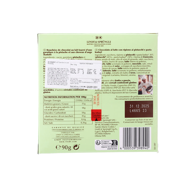 LINDT Dubai Style Chocolate Pralines  (90g)