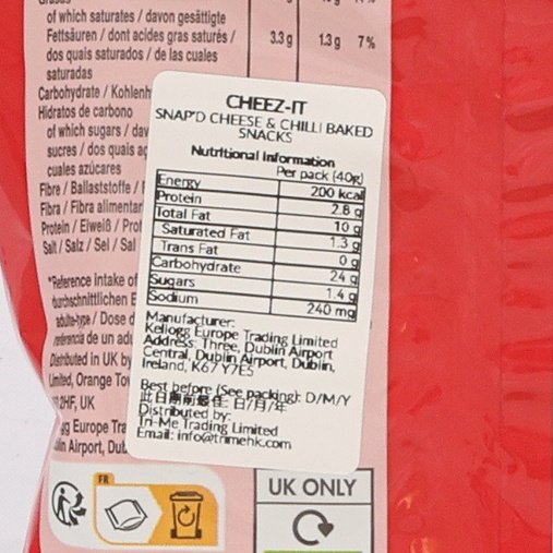 CHEEZ-IT SNAP&