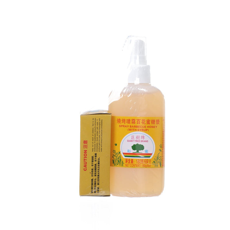 巨樹牌 燒烤噴霧百花蜜糖漿 (附炭精)  (180g)