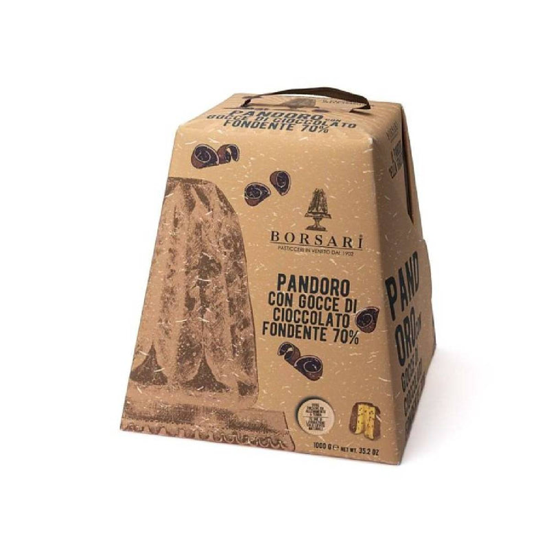 BORSARI Pandoro with Chocolate Chips 70% (1000g)