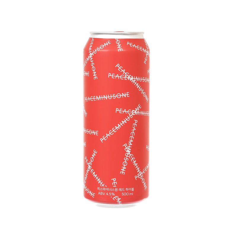 BREWGURU PEACEMINUSONE Real Fresh Lemon Slice Highball (Alc 4.5%) [Can - Red]  (500mL)