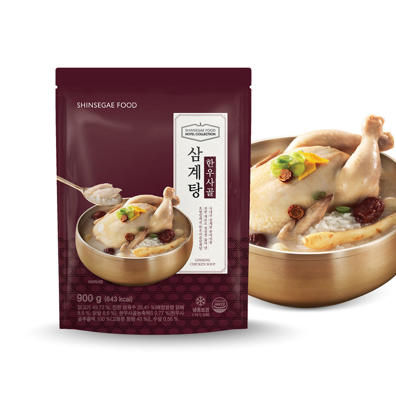 SHINSEGAE FOOD Korean Beef Bone Ginseng Chicken Soup  (900g)