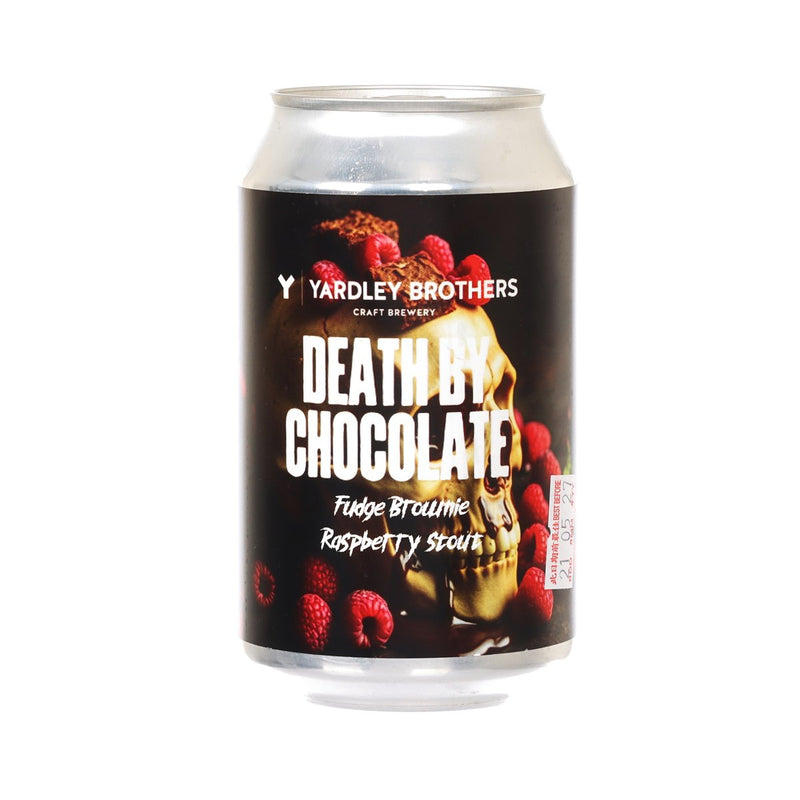 YARDLEY BROTHERS Death by Chocolate Fudge Brownie Raspberry Stout (Alc. 8%) [Can]  (330mL)