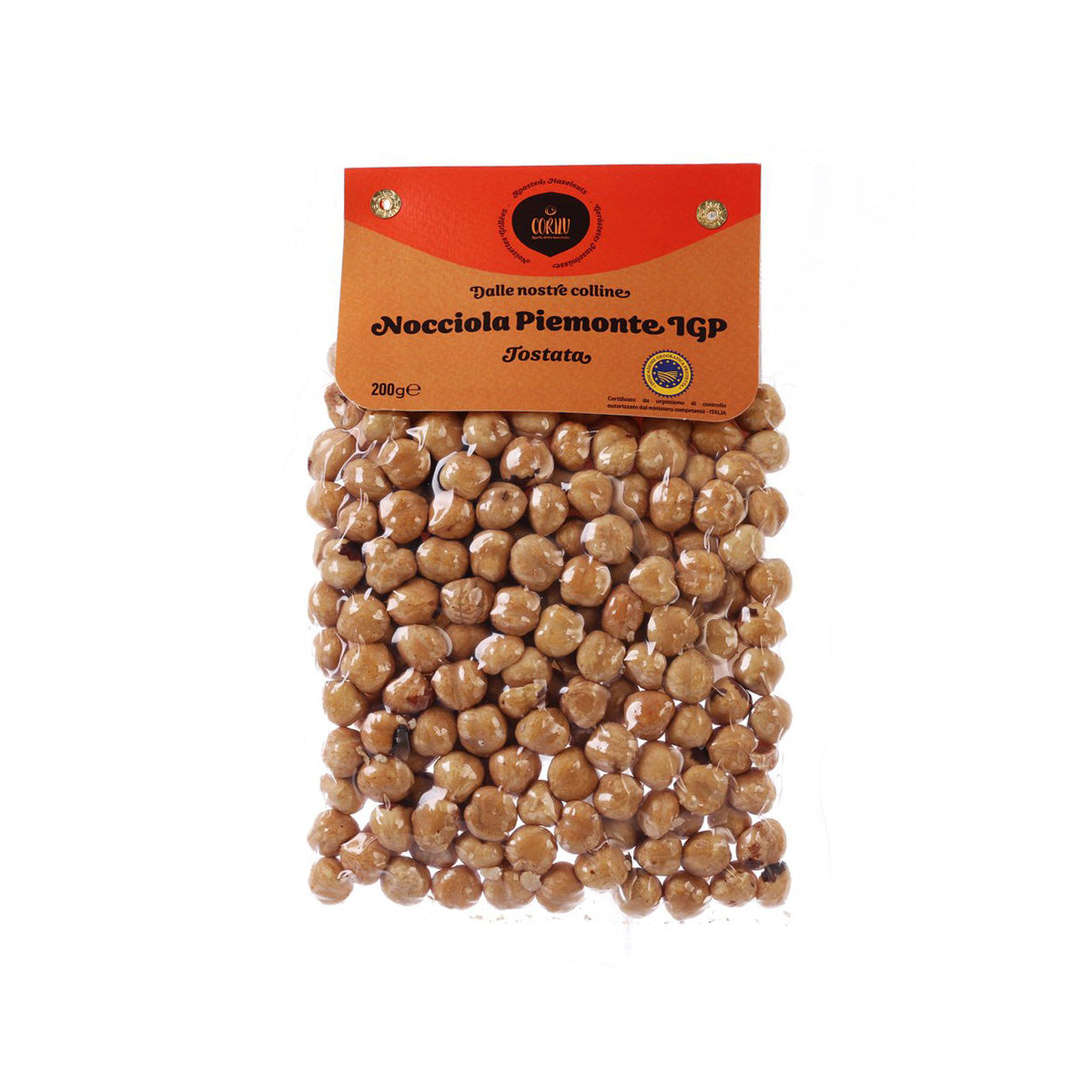 CORILU Toasted Piedmont IGP Hazelnuts  (200g)