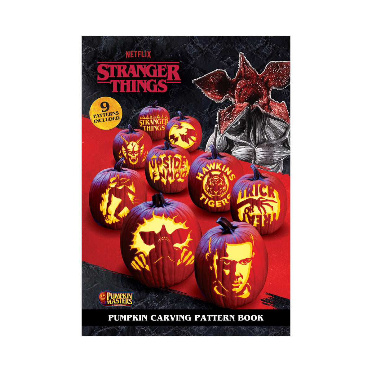 PUMPKIN MASTERS Stranger Things Pumpkin Carving Pattern Book