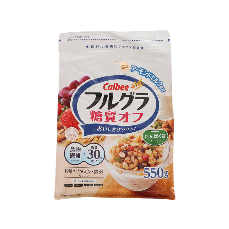 CALBEE Furugura - Low Carbohydrate Granola Cereal  (550g)