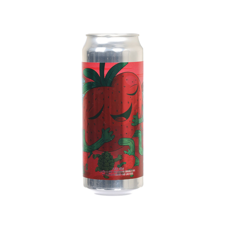 WEST COAST BREWING Strawberry Milkshake Double IPA with Vanilla Beans & Lactose (Alc. 8.5%) [Can]  (510mL)