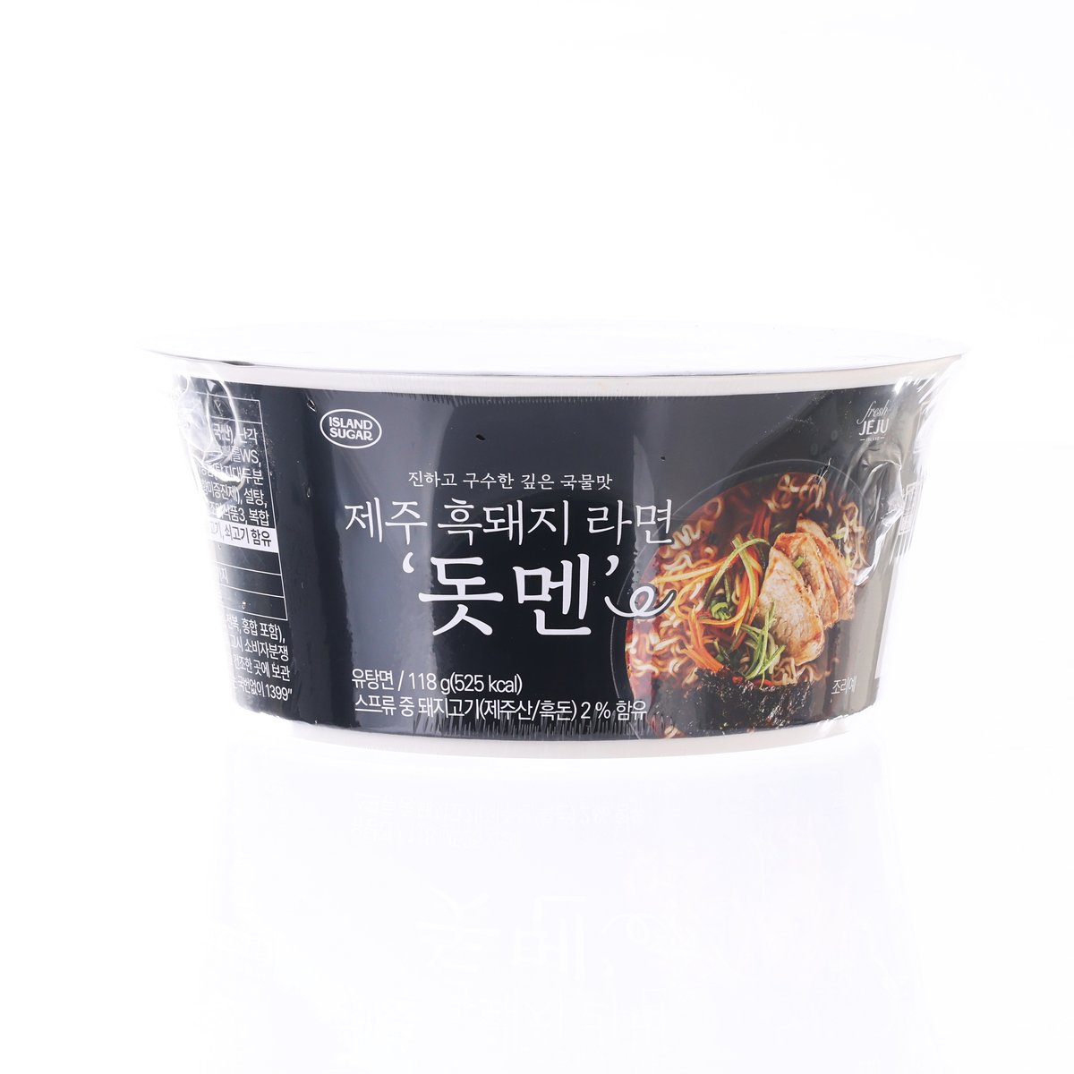 COLOR SUGAR Jeju Black Pork Cup Ramen  (118g)