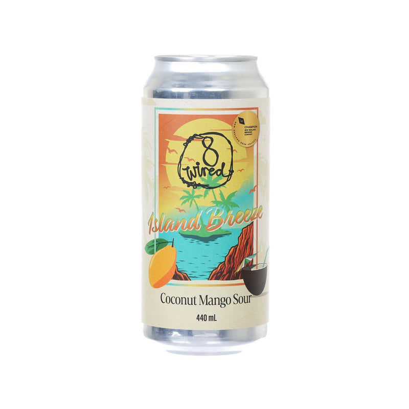 8 WIRED Island Breeze Coconut Mango Sour (Alc. 4.7%) [Can]  (440mL)