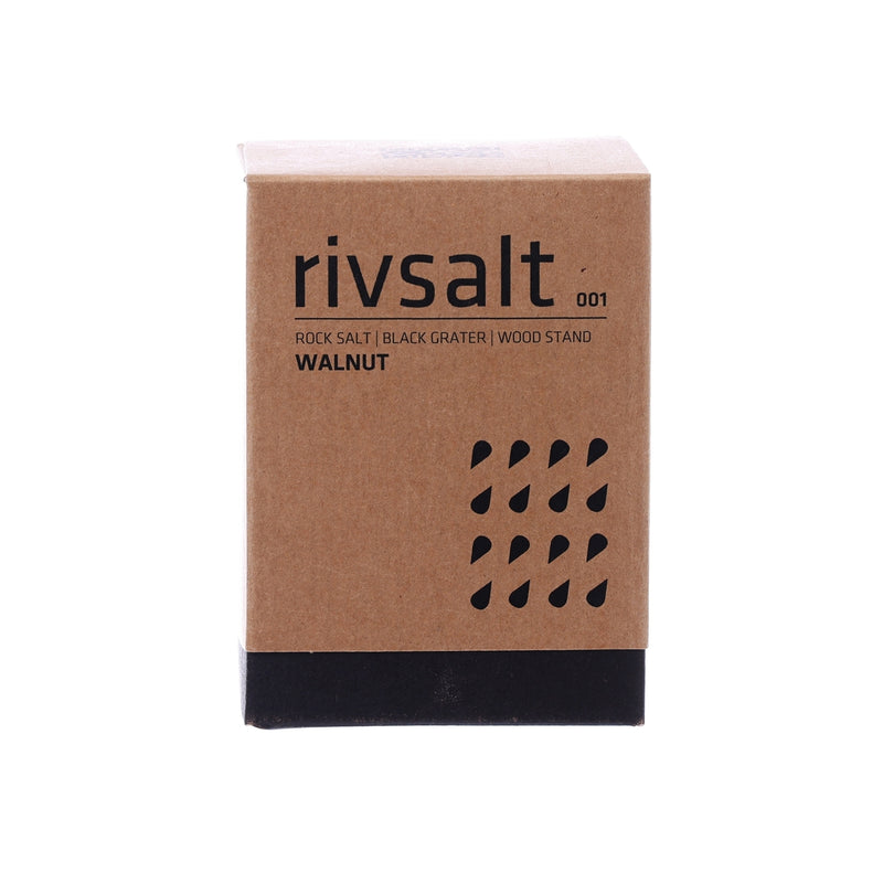 RIVSALT 瑞典岩鹽鹽磨 - 胡桃木板  (35g)