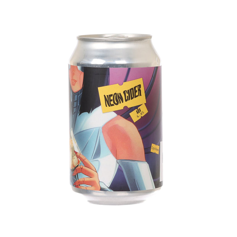 NEON CIDER Lychee Jasmine Apple Cider (Alc. 4.8%) [Can] (330mL)