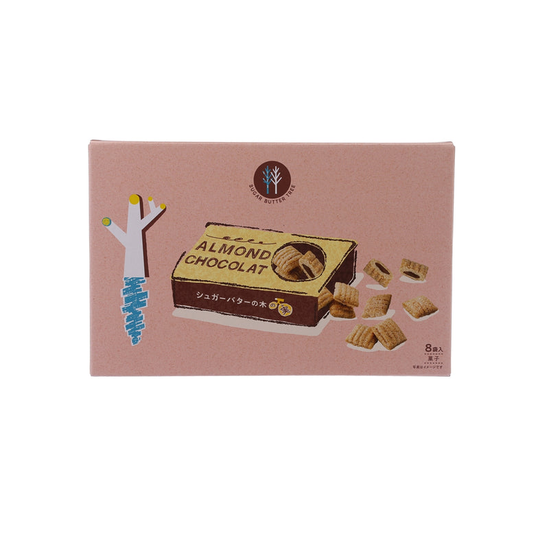 GRAPESTONE Sugar Butter Tree Almond Chocolate Biscuits (8 x 25g)