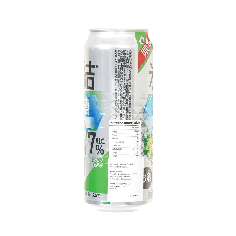 KIRIN Hyoketsu Non-Sugar White Grape (Alc. 7%) [Can]  (500mL)