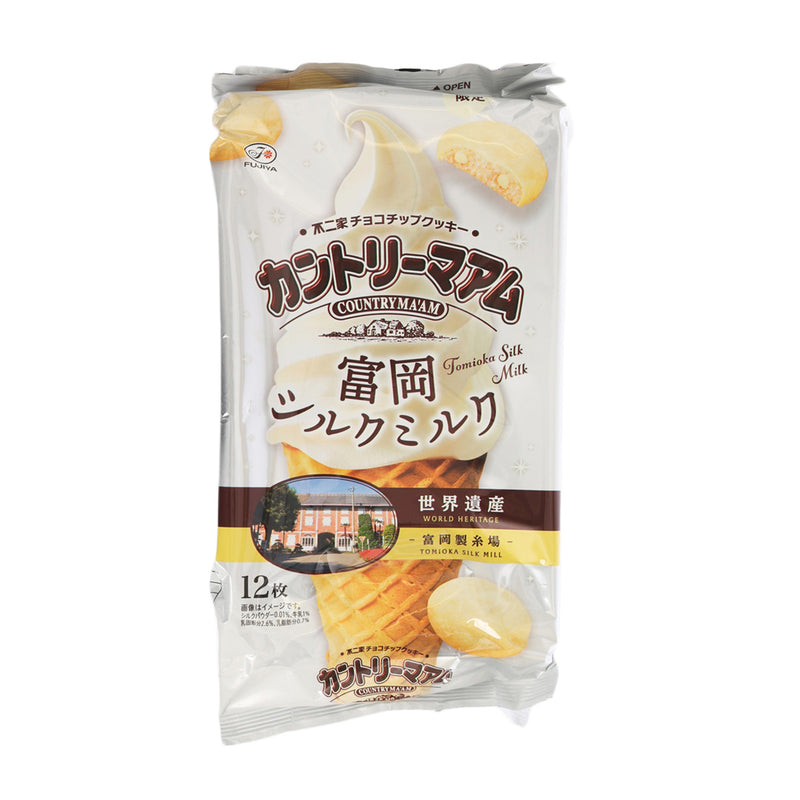 不二家 朱古力粒曲奇 - 富岡牛奶味  (120g)