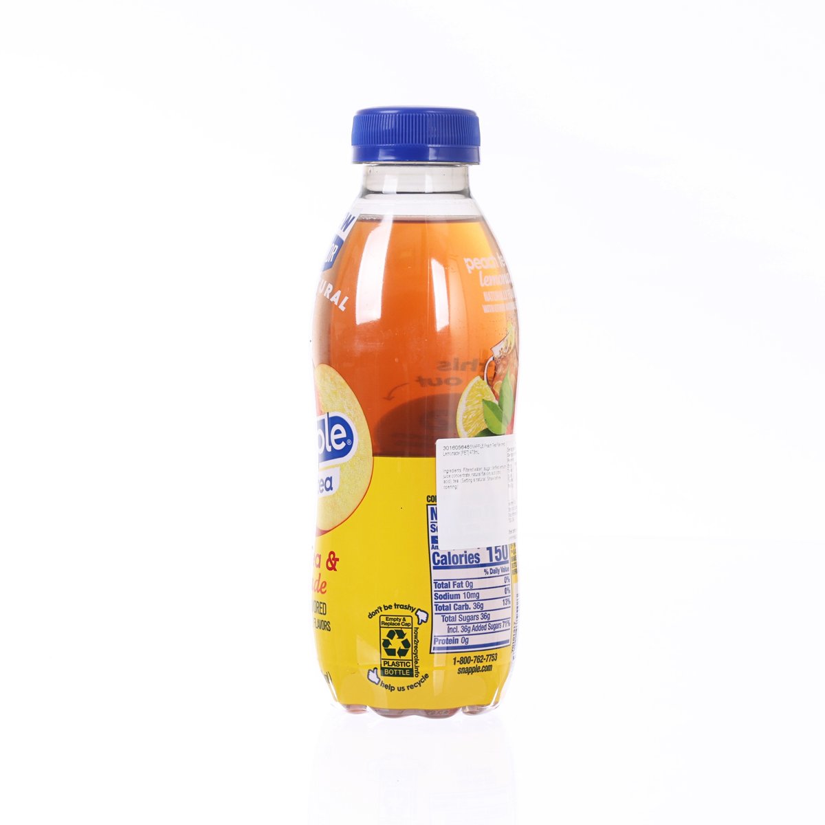 SNAPPLE Peach Tea Flavored Lemonade [PET]  (473mL)
