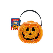EIM Halloween Pumpkin Bucket with Orange Flavored Candy  (199g)