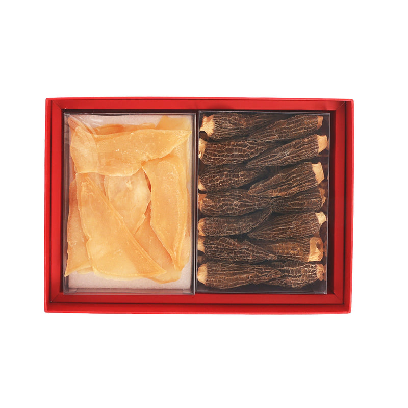 CITYSUPER Morel Mushroom & Dried Conch Slices Gift Box  (150+80g)