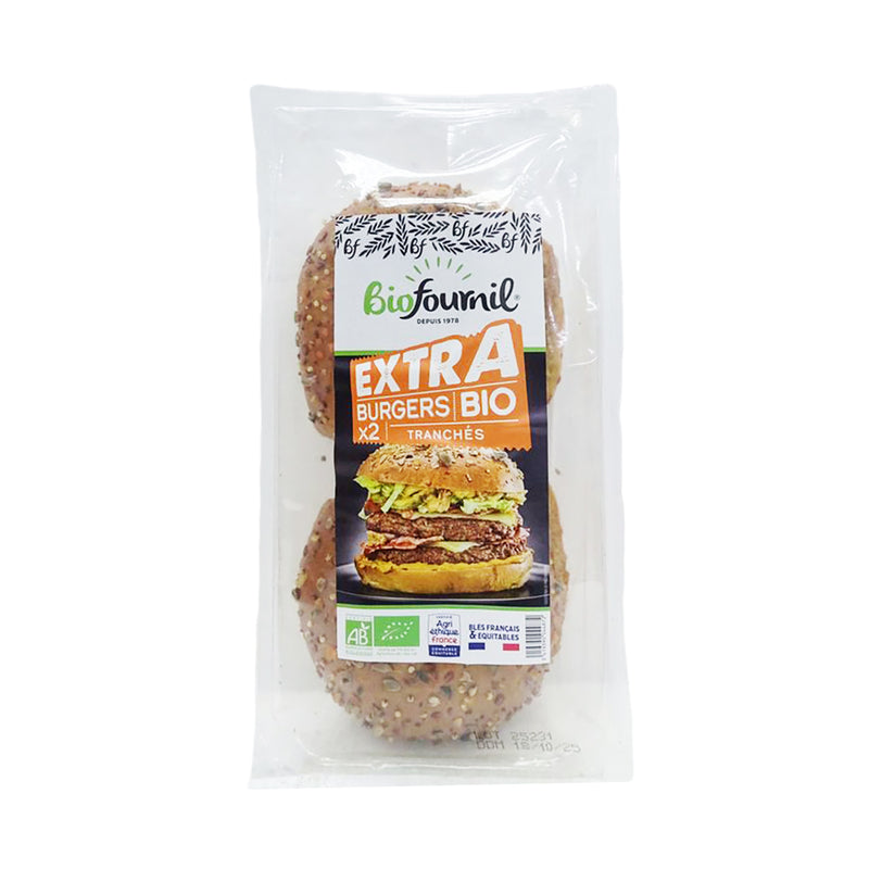 BIOFOURNIL Organic Extra Brioche Burger Bun (180g)