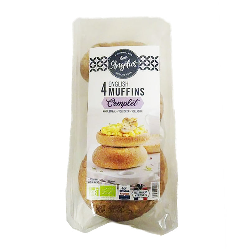 BIOFOURNIL Organic Wholemeal English Muffin (240g)