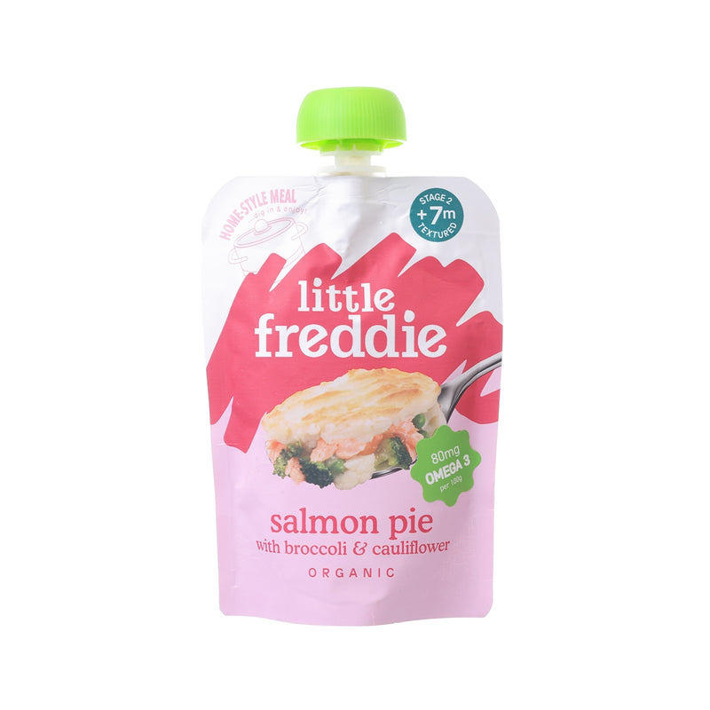 LITTLE FREDDIE Organic Salmon Pie with Broccoli & Cauliflower (7+ Months)  (120g)
