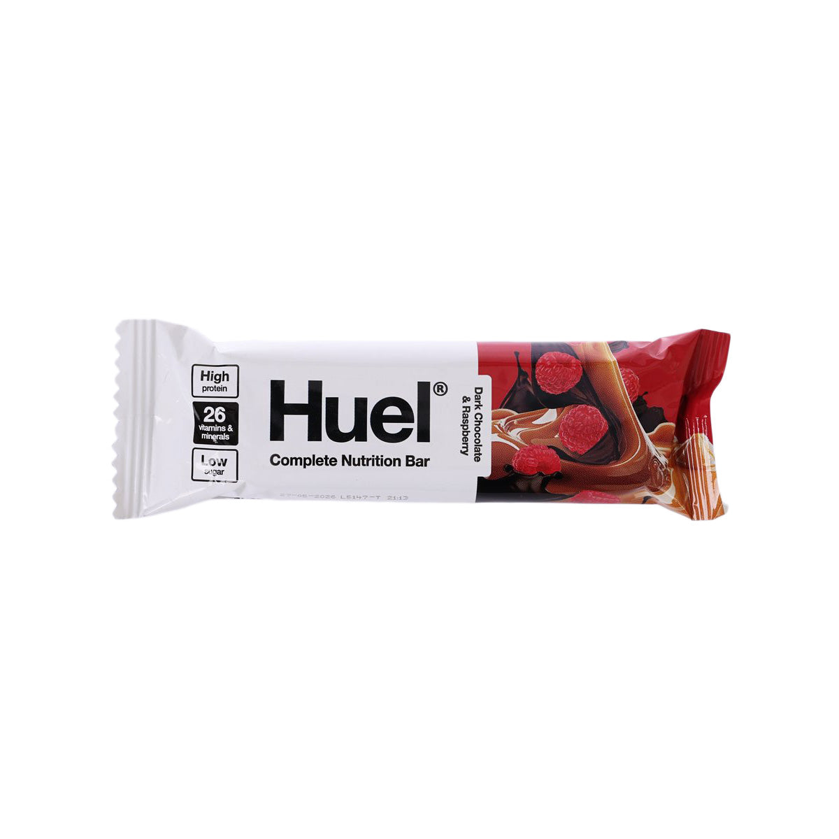 HUEL 全面營養高蛋白棒 - 黑朱古力紅莓味 (55g)