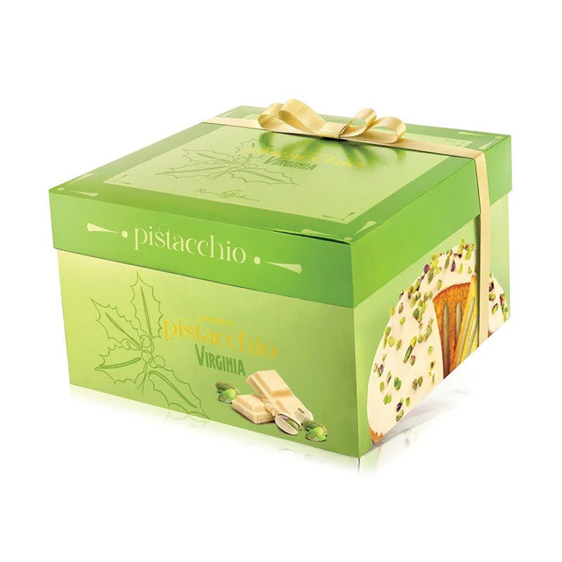 VIRGINIA 傳統意大利聖誕蛋糕 - 開心果 [綠色盒裝緞帶]  (900g)