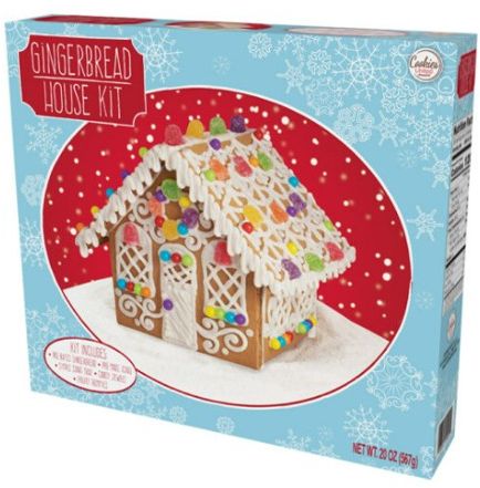 COOKIES UNITED Classic Holiday Ginerbread House Kit - Medium  (765g)