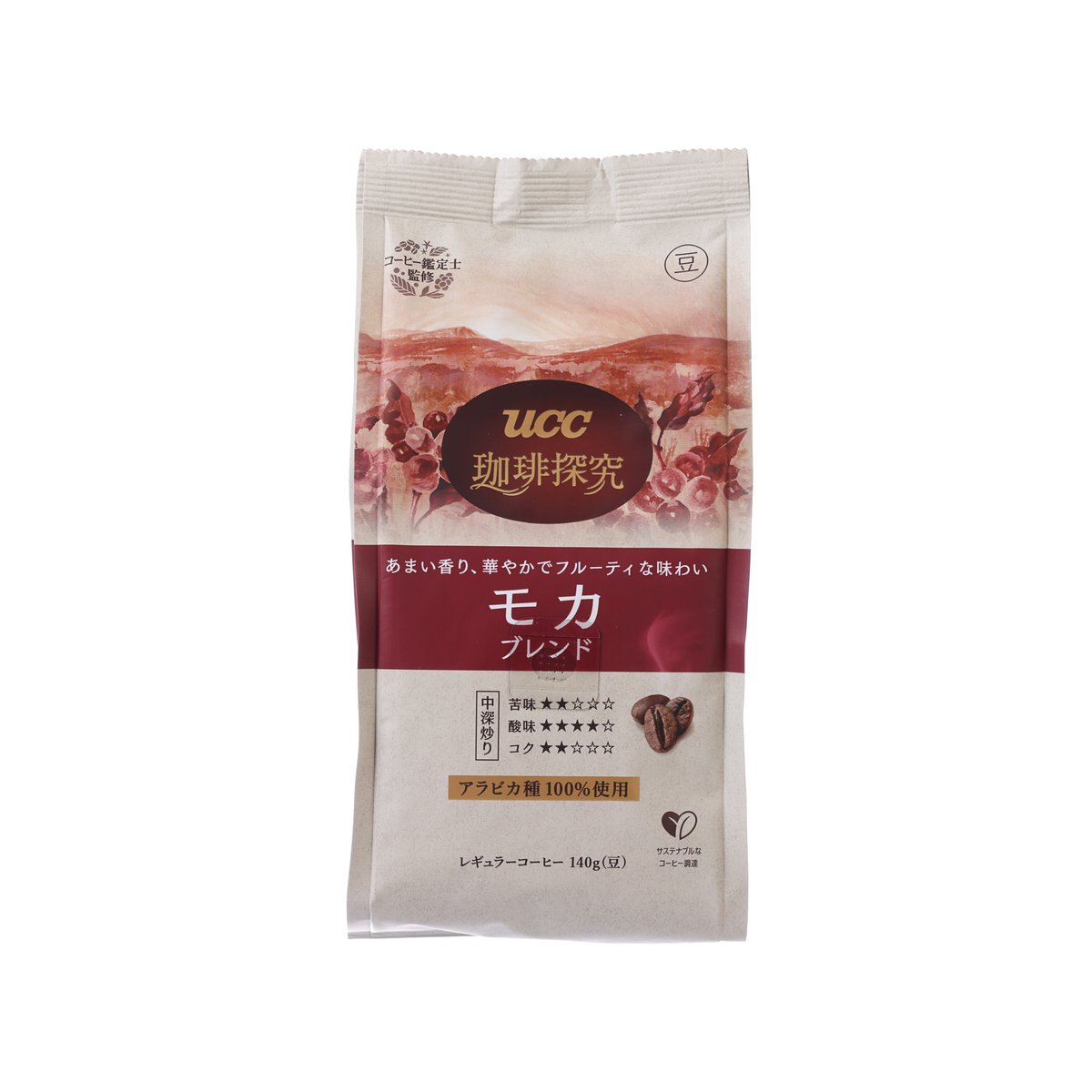 UCC 珈琲探究 摩卡混合咖啡豆 (140g)