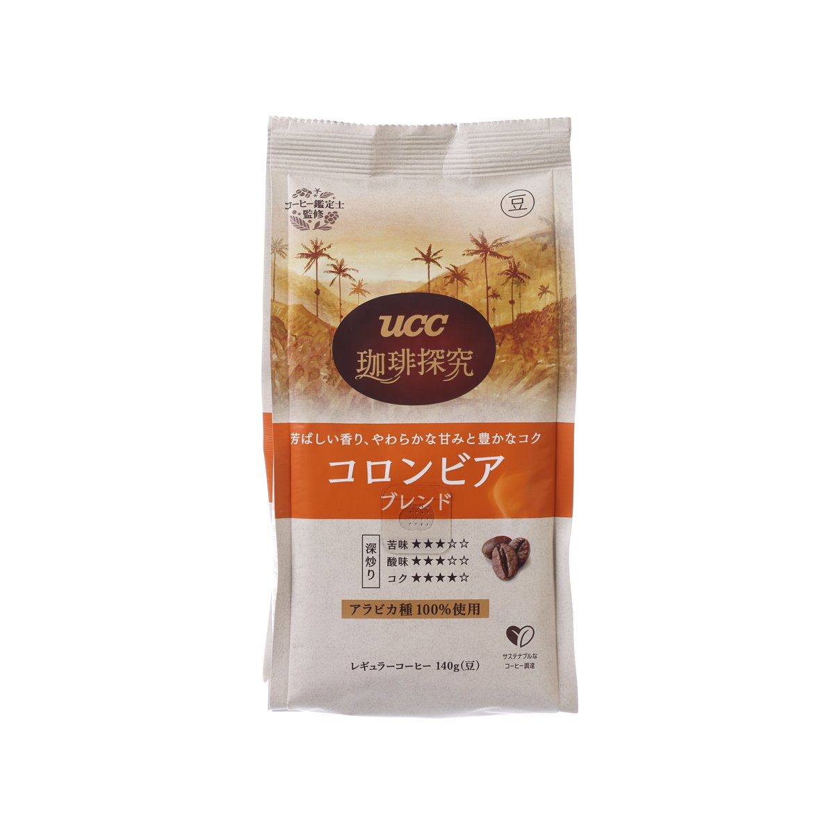 UCC 珈琲探究 哥倫比亞混合咖啡豆 (140g)