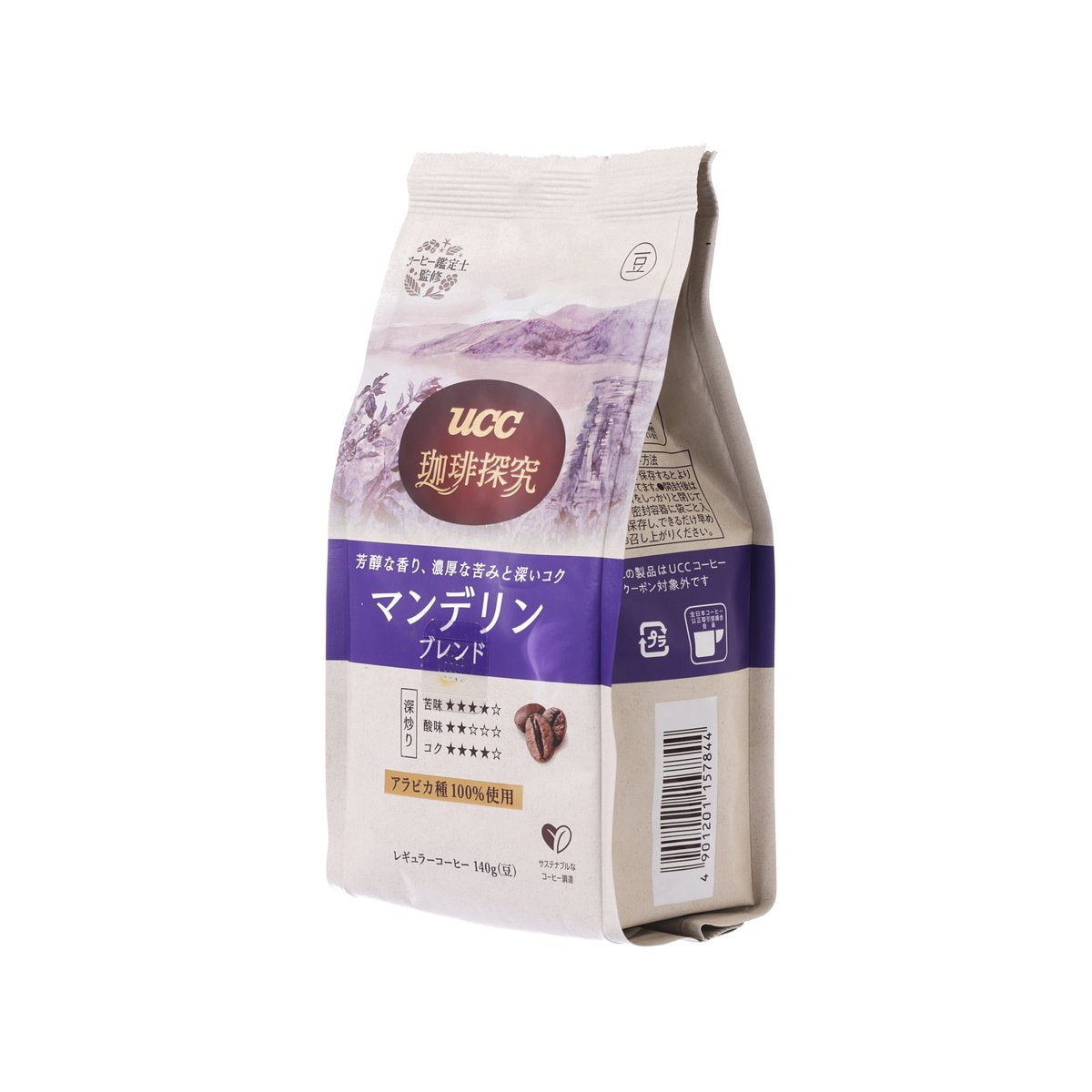 UCC 珈琲探究 曼特寧混合咖啡豆 (140g)
