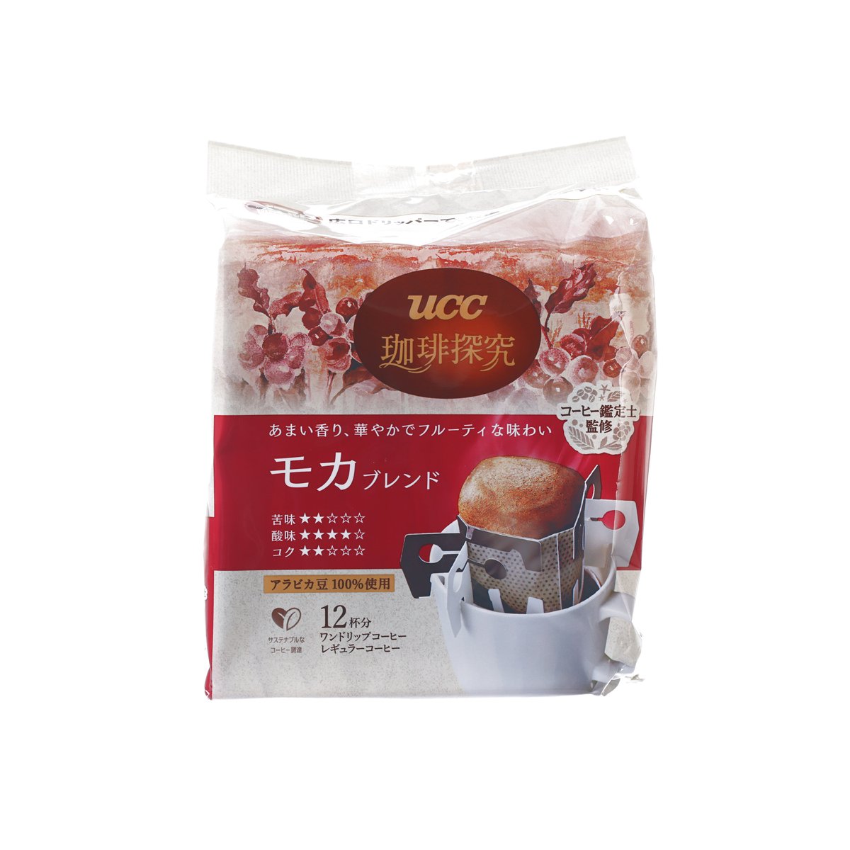 UCC 珈琲探究 摩卡混合咖啡豆掛耳包 (12 x 10g)
