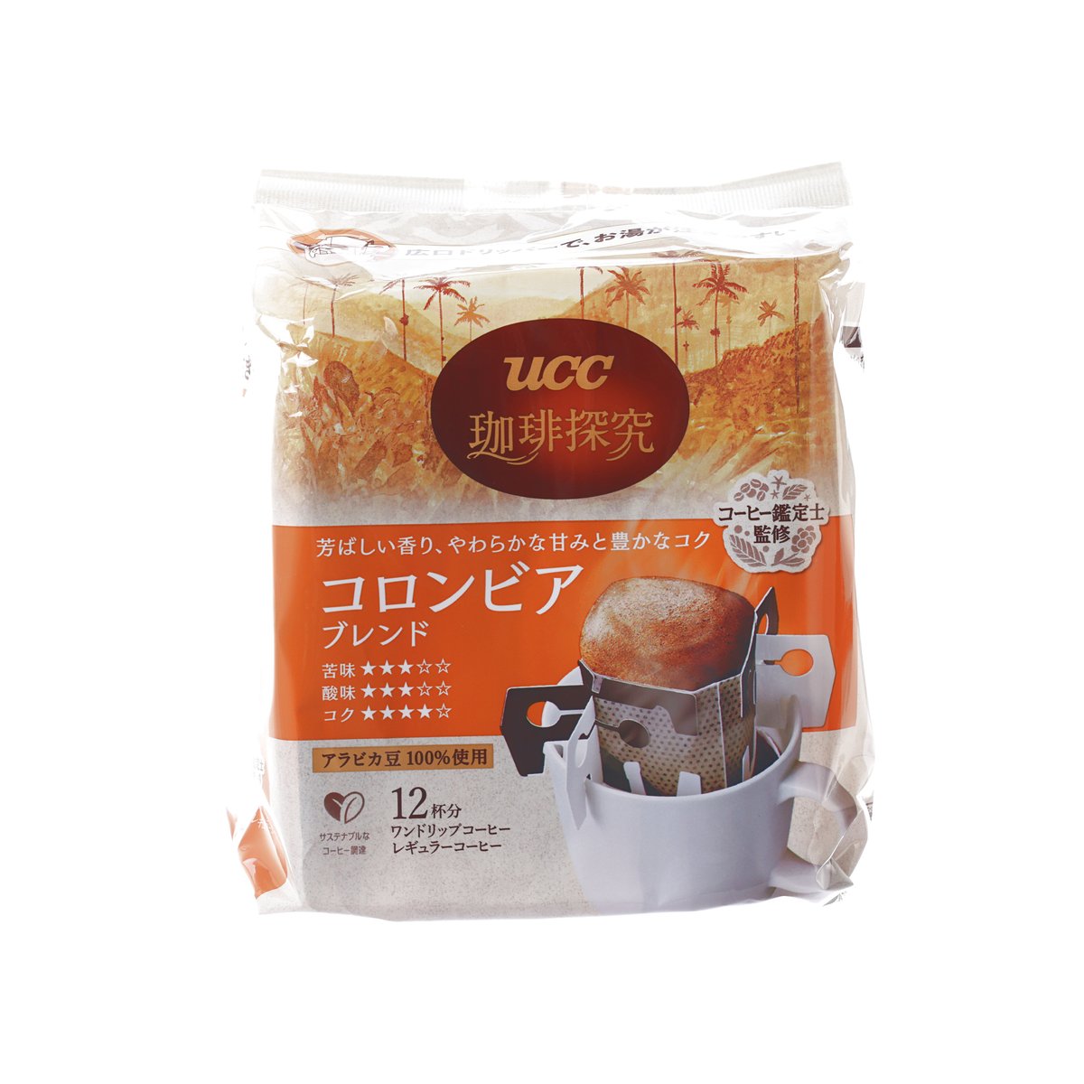 UCC 珈琲探究 哥倫比亞混合咖啡掛耳包 (12 x 10g)