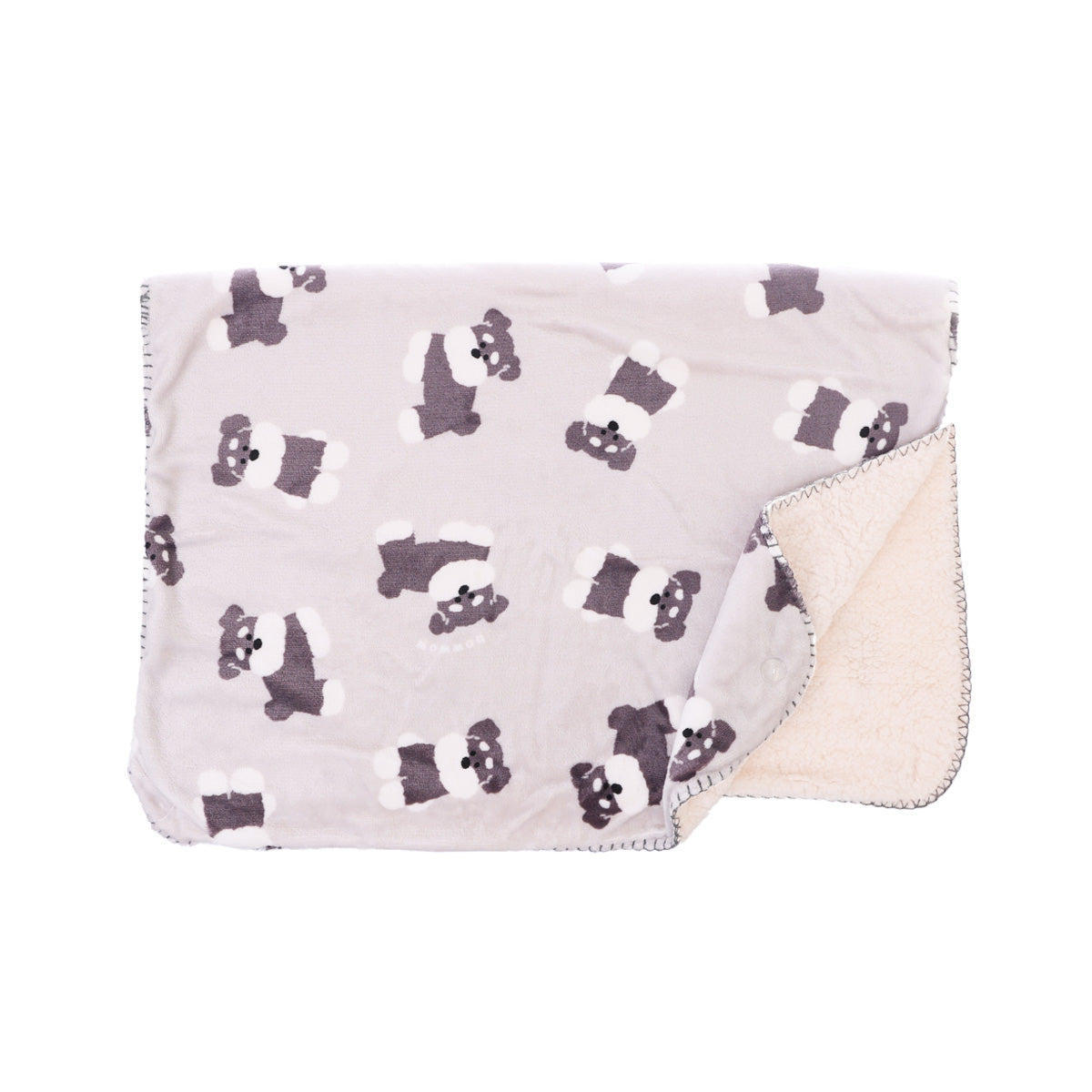 SENBADO 3Way Blanket Schunauzer - Grey - W70 x L100cm