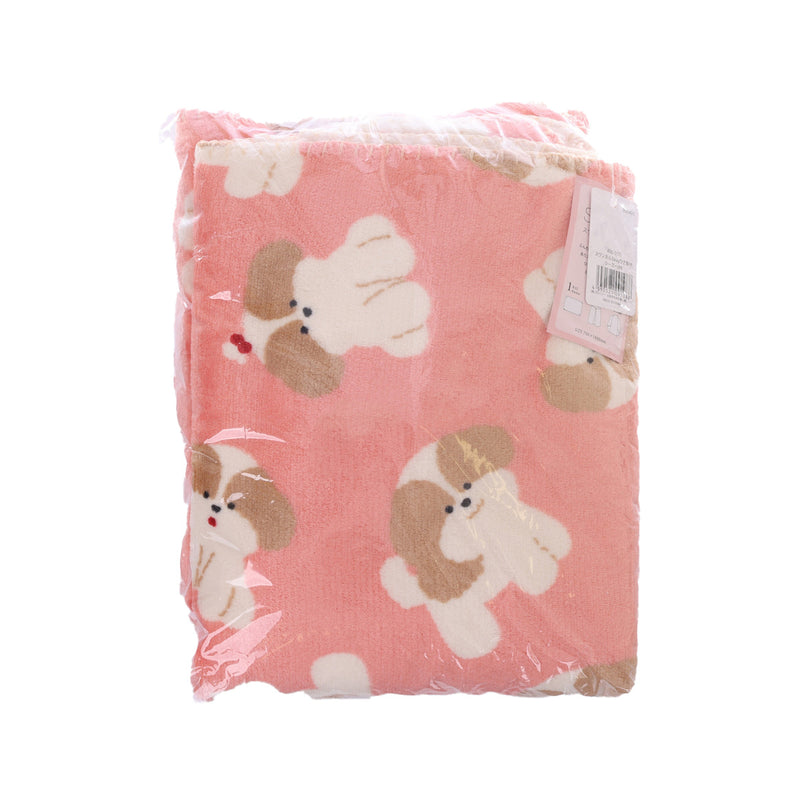 SENBADO 3Way Blanket Shih Tzu - Pink - L35 x W26cm