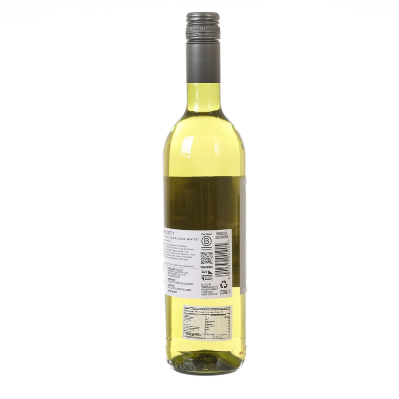 THOMSON & SCOTT Noughty Blanc Dealcoholized White (Alc 0.5%) [Bottle]  (75cl)