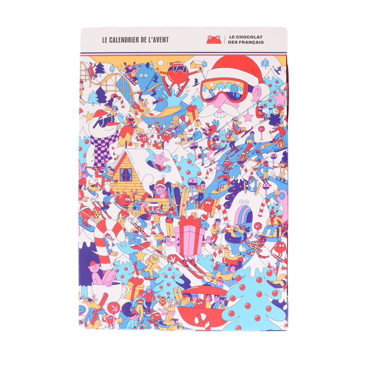 LE CHOCOLAT DES FRANCAIS Chocolate Advent Calendar - Ski Christmas on the Slopes  (226g)