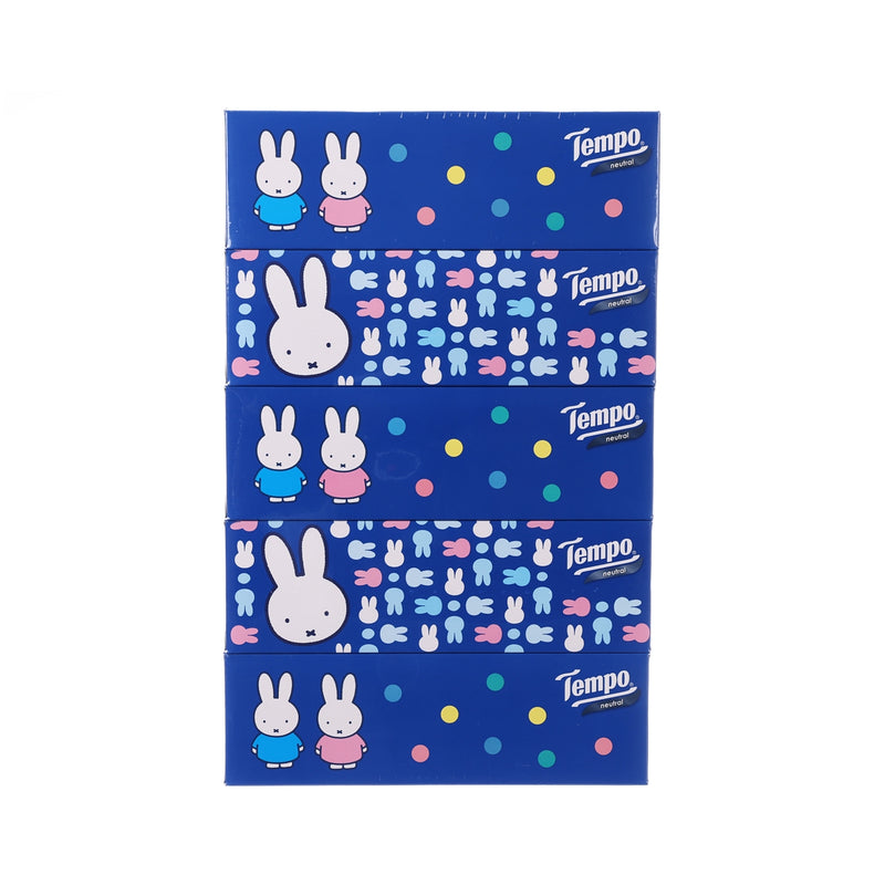 TEMPO Tempo x Miffy 限定版盒裝紙巾 - 天然無味  (5boxes)