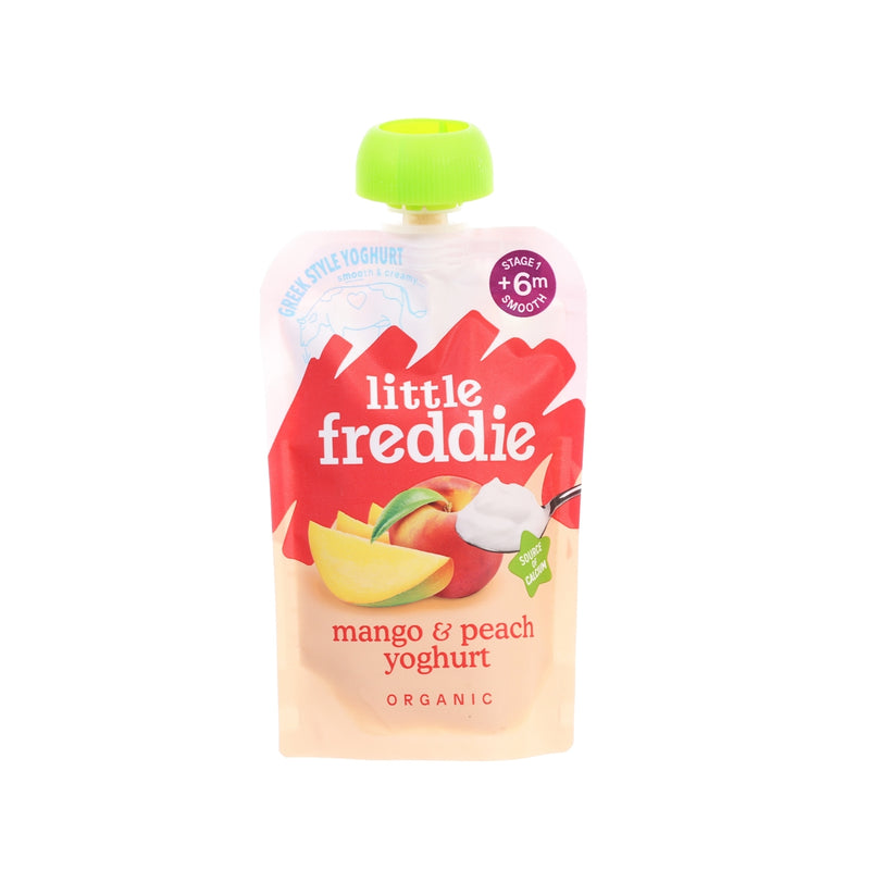 LITTLE FREDDIE Organic Mango and Peach Yoghurt (6+ Months)  (100g)