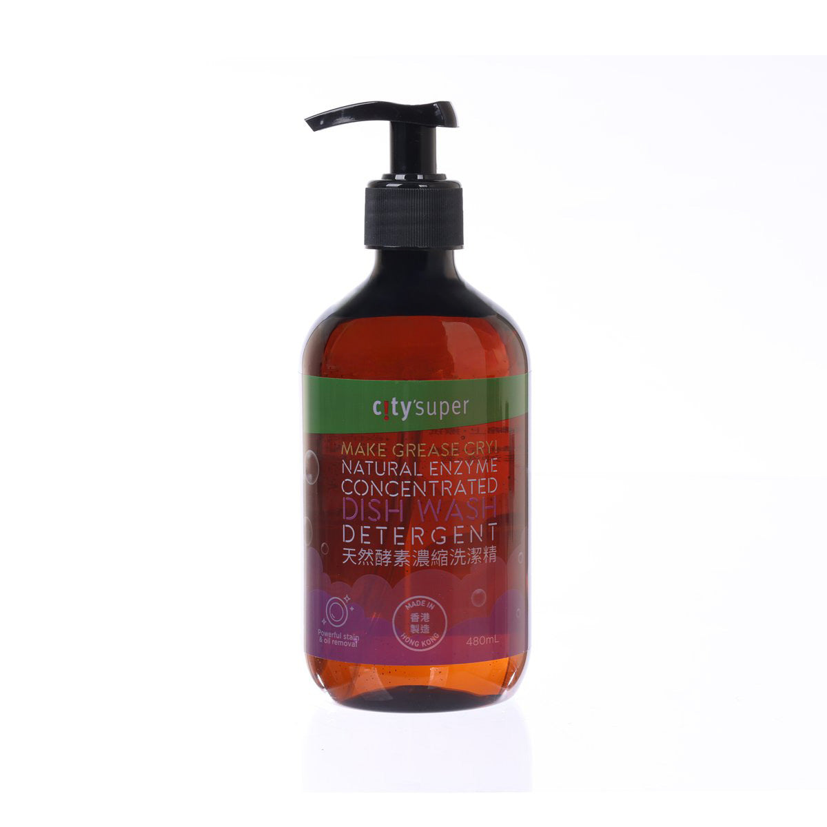 CITYSUPER 天然酵素濃縮洗潔精 (480mL)