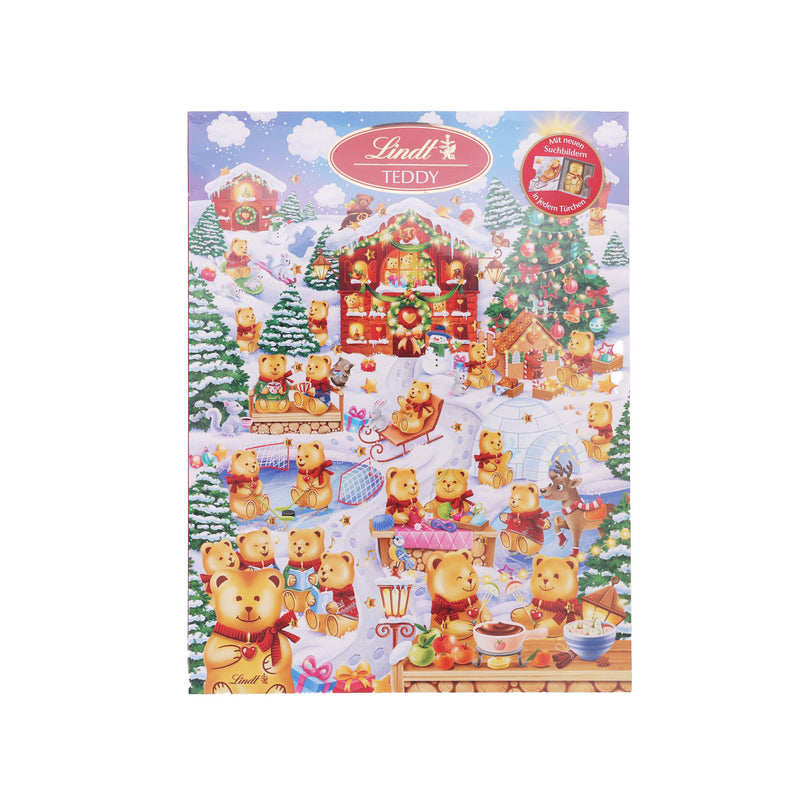 LINDT Teddy Bear Advent Calendar with Chocolate  (265g)