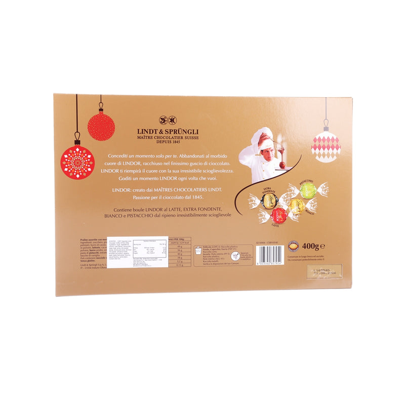 瑞士蓮 雜錦軟心朱古力禮盒  (400g)