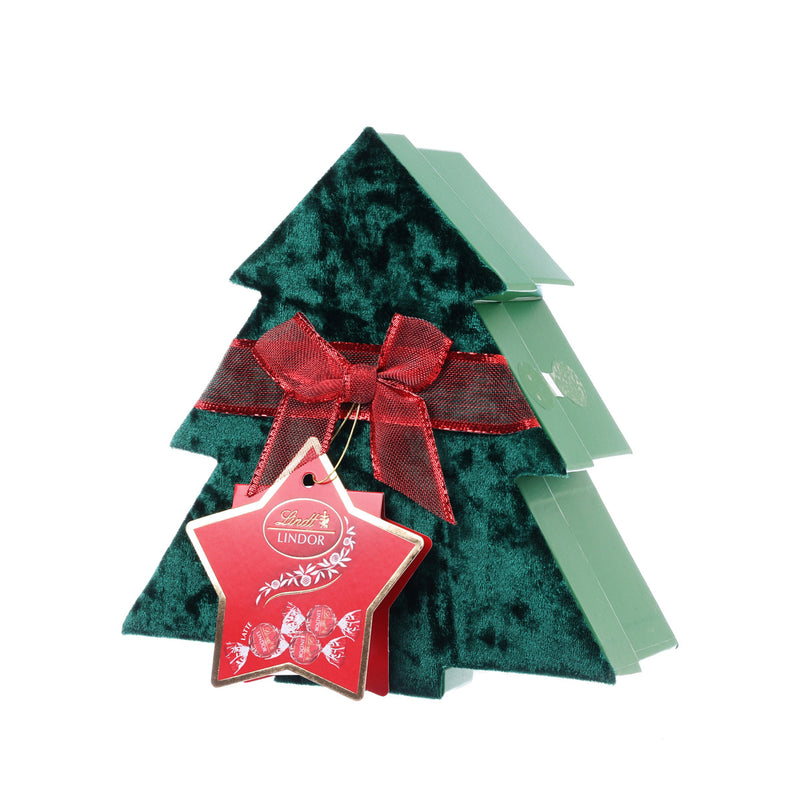 LINDT Albero Lindor Christmas Tree Box with Chocolate Truffles  (150g)