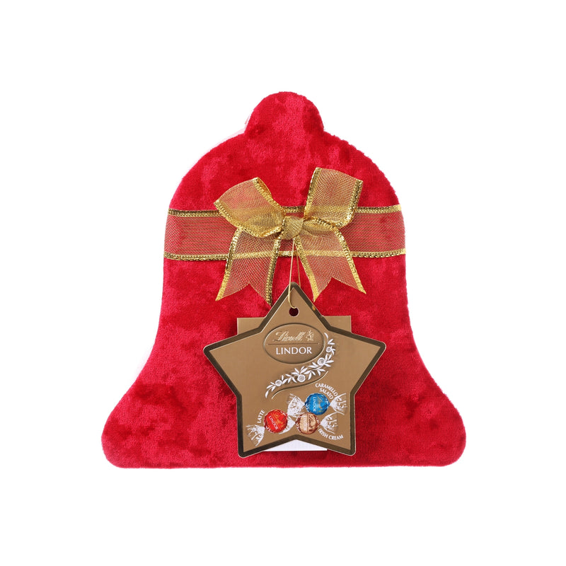 LINDT Campana Lindor Christmas Bell Box with Chocolate Truffles  (150g)
